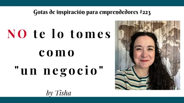 No te lo tomes como un "negocio" miniatura del vídeo de YouTube