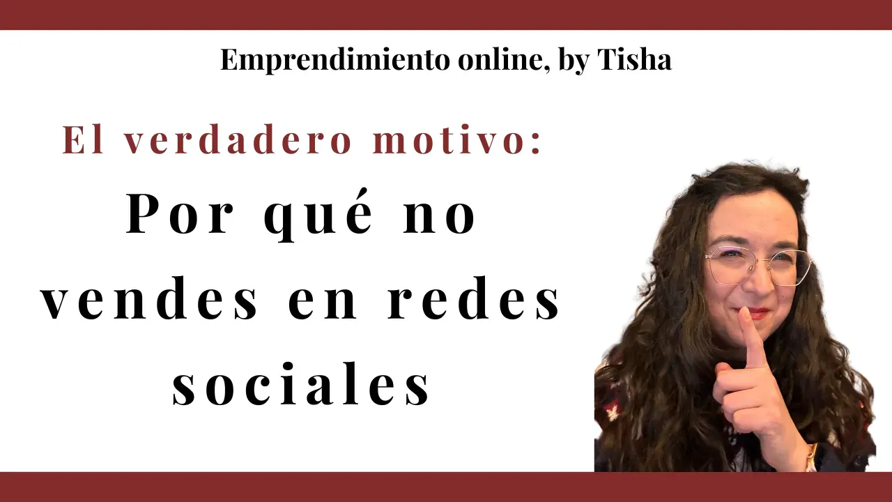 Tisha señala por qué no vendes en redes sociales realmente